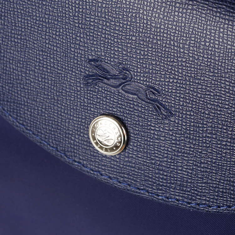 Longchamp/珑骧  女士短柄厚款尼龙手提包单肩包 1512 海蓝