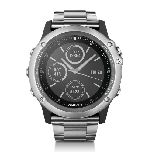 Garmin/佳明Fenix3 钛合金飞耐时3 GPS智能户外手表 （含真皮表带+运动表带）