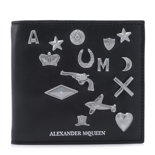 Alexander McQueen/亚历山大麦昆男士短款钱包