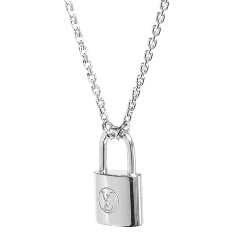 Louis Vuitton(路易威登) Lockit 银质项链