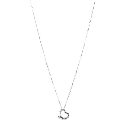 Tiffany & Co./蒂芙尼 女式925纯银心形带坠项链 11mm T25152336
