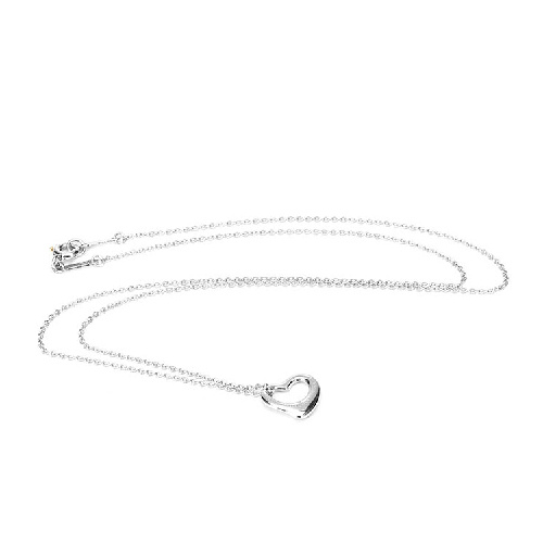 Tiffany & Co./蒂芙尼 女式925纯银心形带坠项链 11mm T25152336