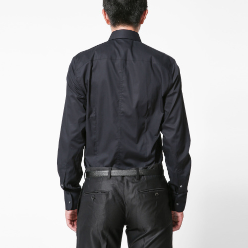 Dolce&Gabbana/杜嘉班纳男士衬衫-男士黑色棉质时尚衬衫