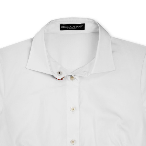 Dolce&Gabbana/杜嘉班纳女士衬衫-女士白色时尚休闲衬衫
