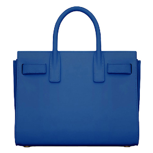 Yves saint Laurent/圣罗兰MINI星星款电光蓝牛皮女士手提包包#340778-BOO0J-4331