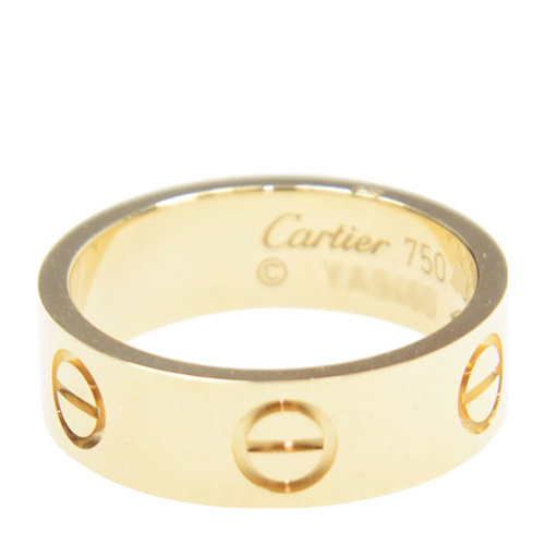 CARTIER/卡地亚 love18K黄金女性戒指指环 B4084600