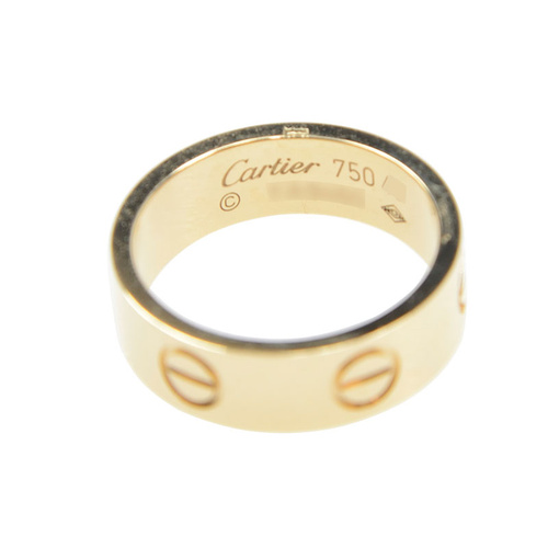 CARTIER/卡地亚 love18K黄金女性戒指指环 B4084600