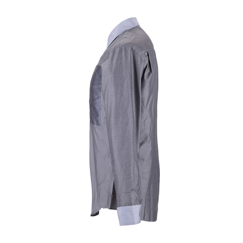 BIKKEMBERGS/毕盖帕克 方领纯棉长袖衬衫 C1DB618 男士衬衫
