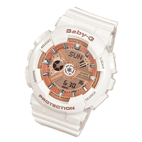 CASIO/卡西欧手表时尚运动电子表正品防水潮流户外女表BA-110-7A1PR