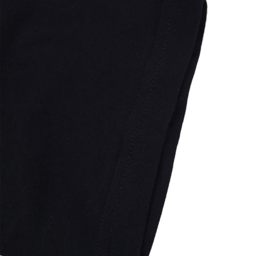 MARKUS LUPFER/马库斯·卢普伐黑色纯棉珠片小鹿短袖女士T恤,TPDISEX03 XS