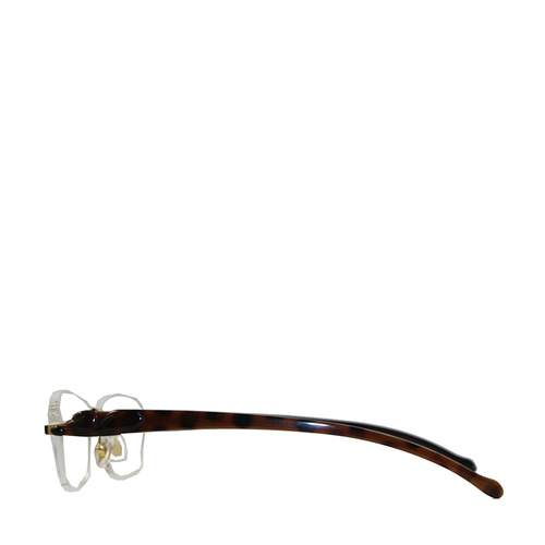 CARTIER/卡地亚经典豹子系列牛角材质镜腿镀金饰面男女款光学眼镜
