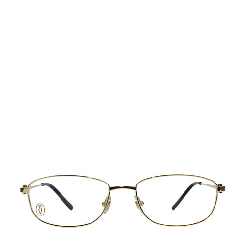 CARTIER/卡地亚经典全框抛光镀金饰面醋酸酯镜腿眼镜