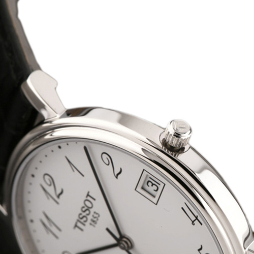 TISSOT/天梭手表心意系列休闲皮带石英男表T52.1.421.12