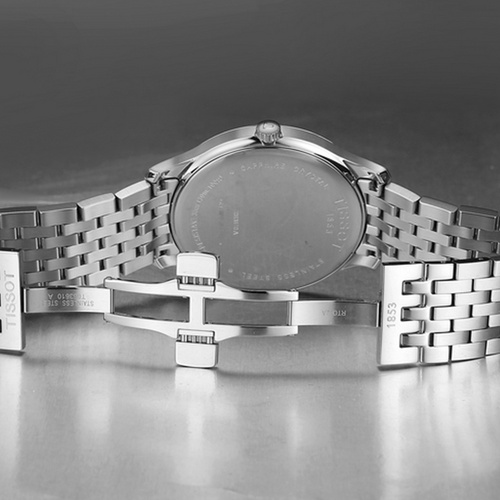 TISSOT/天梭手表俊雅系列钢带石英男表T063.610.11.037.00