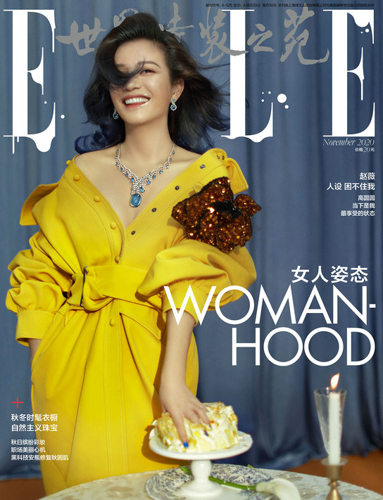 赵薇《ELLE》杂志封面